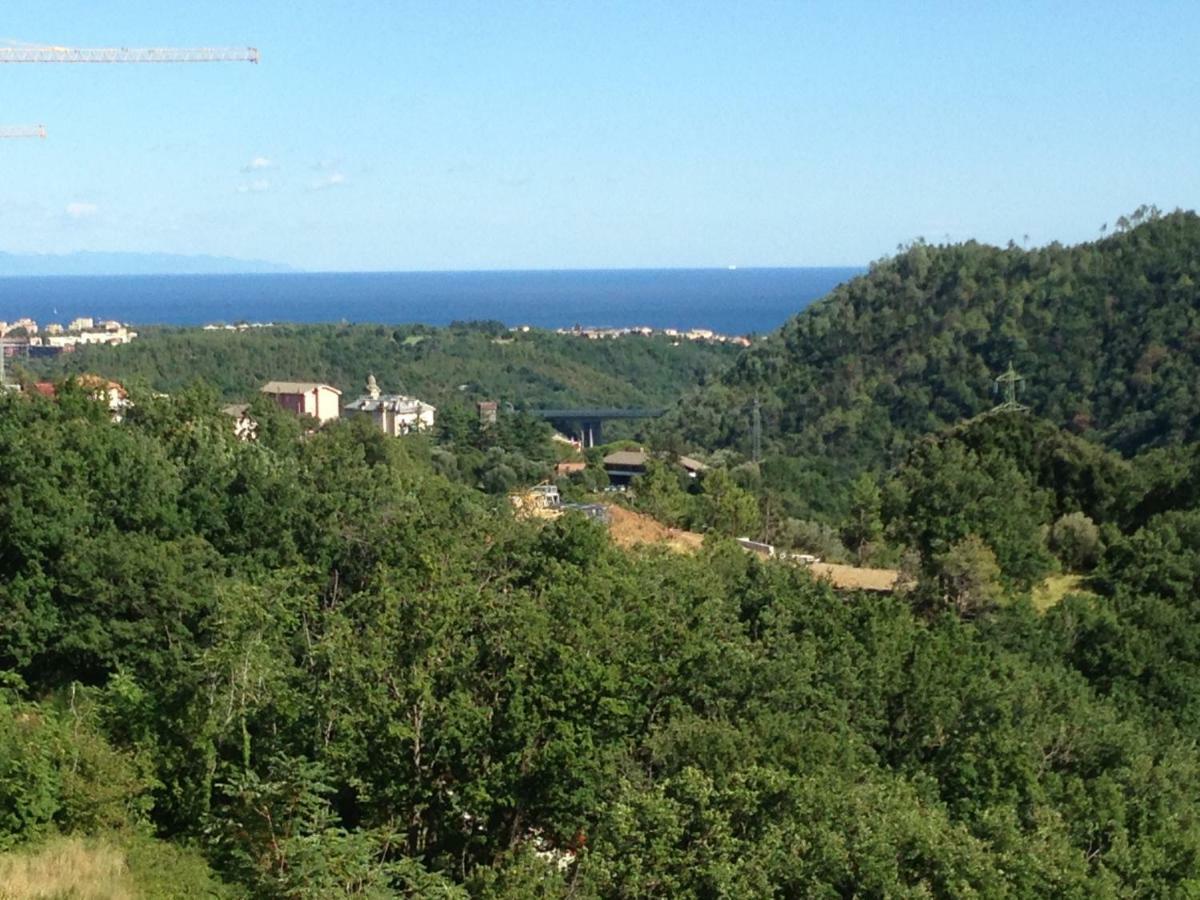 Attico Con Vista Spettacolare Cogoleto Villa Eksteriør billede