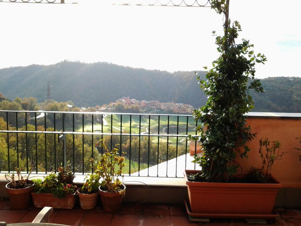 Attico Con Vista Spettacolare Cogoleto Villa Eksteriør billede